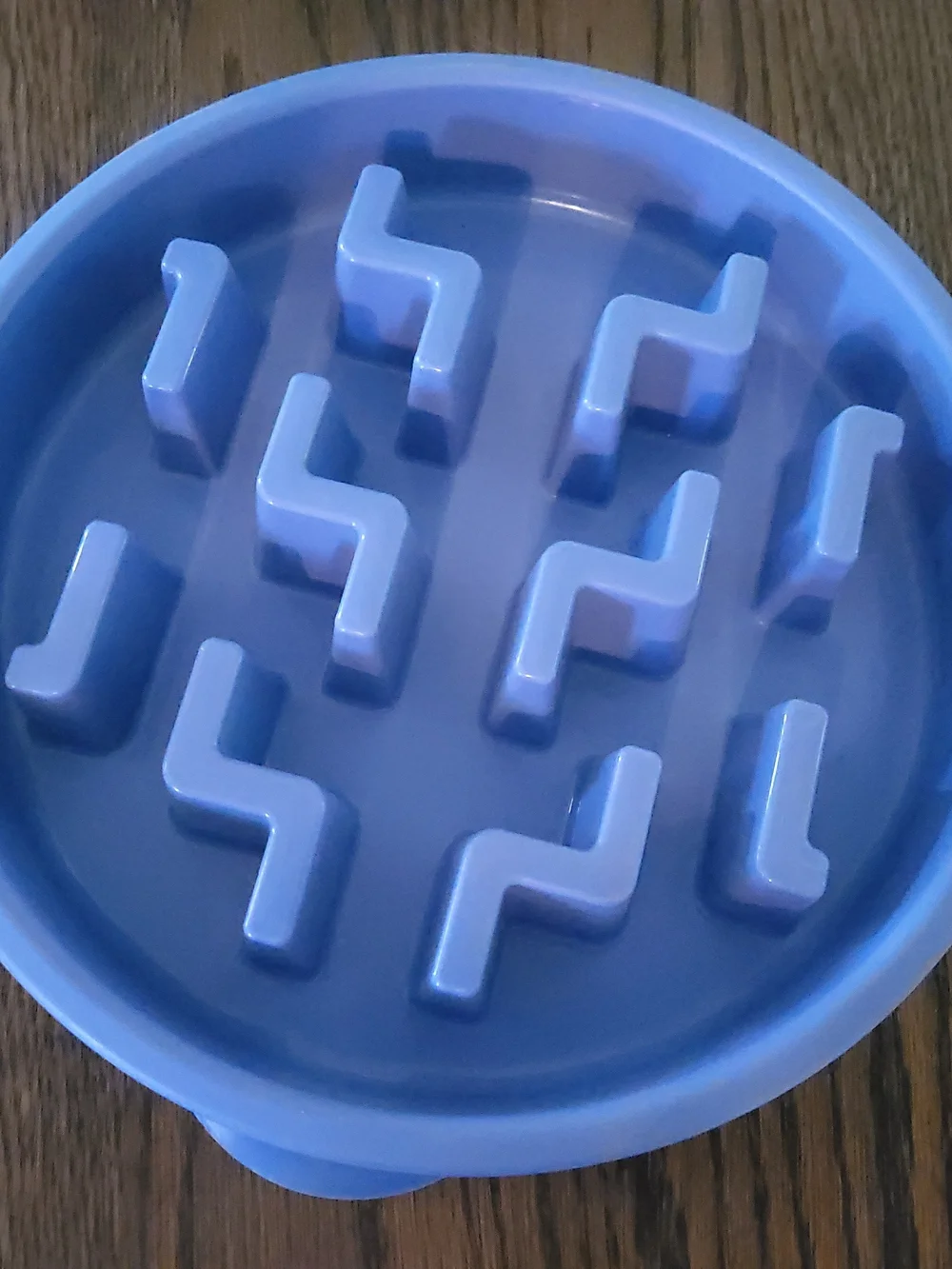 Outward Hound Fun Slo Slow Feeder Dog Bowl Large Regular Blue Activity Treat